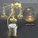 Metal Candle Stand Christmas New Year Decor Ornaments for Home