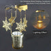Metal Candle Stand Christmas New Year Decor Ornaments for Home