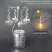 Metal Candle Stand Christmas New Year Decor Ornaments for Home