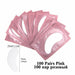 100 Pairs Eyelash Extension Paper Patches 7 Color Under Eye Pads