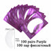 100 Pairs Eyelash Extension Paper Patches 7 Color Under Eye Pads