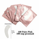 100pairs Eyelash Extension Paper Patches 7 Color Under Eye Pads