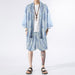 Printed Streetwear Men Open Stitch Cardigan Tops Chic Shorts Hawaiian Sets