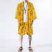 Printed Streetwear Men Open Stitch Cardigan Tops Chic Shorts Hawaiian Sets