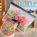50/100/200 Pcs/Bag Children Cute Candy Color Solid Elastic Rubber Hair Bands