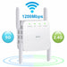 5Ghz Wireless WiFi Repeater 1200Mbps Router Wifi Booster 5G Wi-Fi Signal Amplifier