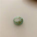 Colorful Transparent Acrylic Irregular Marble Pattern Resin Rings Women Jewelry