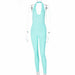 Women Long Jumpsuits Skinny Backless Sleeveless Overalls Fashion Sportswear