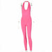 Women Long Jumpsuits Skinny Backless Sleeveless Overalls Fashion Sportswear