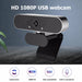 Computer Webcam Built-in Microphone  2MP Full HD 1080P Widescreen Video Accessories
