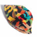Women Men Winter Soft Warm Hats Outdoor Multicolor Rainbow Faux Fur Bucket Hats
