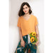 Pajamas Set Women Sleepwear Female Floral Printed Contrasting Color Pajamas Tops With Long Trousers