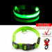 USB Charging Led Dog Collar Anti-Lost Visible In Dark Collar For Dogs