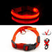 USB Charging Led Dog Collar Anti-Lost Visible In Dark Collar For Dogs
