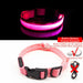 USB Charging Led Dog Collar Anti-Lost Visible In Dark Collar For Dogs