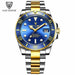 New Fashion Men Mechanical Wristwatch Stainless Steel Waterproof Brand Luxury Men Watches