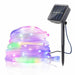 Christmas Garland Fairy Solar LED String Light Outdoor Lighting Waterproof  For Garden Home Decoration