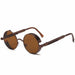 Classic Steampunk Sunglasses Men And Women Luxury Retro Round Sunglasses