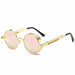Classic Steampunk Sunglasses Men And Women Luxury Retro Round Sunglasses