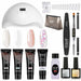 ROSALIND Poly Nail Gel Kit Lamp Gel Polish Set Manicure Professional Tool Kit Set