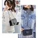 Women Shoulder Bags Small Square PU Leather Purse Envelop Messenger Handbags