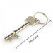 Beer Bottle Opener Portable Key Shape Bottle Opener Ring Keychain