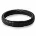Black/Brown Braided Leather Bracelet Stainless Steel Magnetic Clasp Fashion Unisex Jewelry