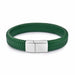 Black/Brown Braided Leather Bracelet Stainless Steel Magnetic Clasp Fashion Unisex Jewelry