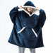 Oversized Hoody Blanket Winter Sweatshirt Hoodies Fleece Blanket With Sleeves