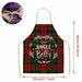 Christmas Apron Home Kitchen Accessories New Year Christmas Cooking Gifts