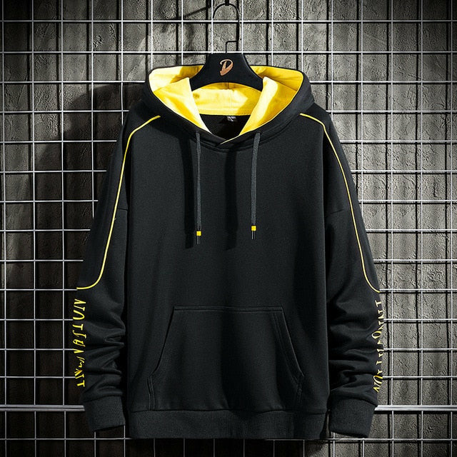 Men Hoodies Streetwear Hooded Sportswear Sweatshirts – Atom Oracle