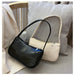 Crocodile Pattern Women Shoulder Bags PU Leather Small  Baguette Purse Handbags
