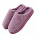 Women Winter Home Slipper Shoes Non-slip Soft Winter Warm House Slippers