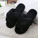 Women Winter Home Slipper Shoes Non-slip Soft Winter Warm House Slippers