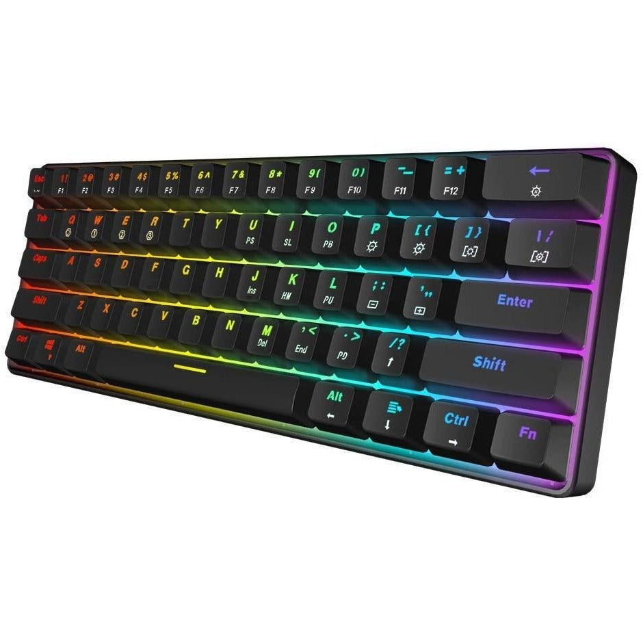 Oracle Computer Keyboard 60% Mechanical Keyboard USB Wireless RGB Backlight Gaming Keyboard ...