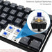 60% Mechanical Keyboard USB Wireless RGB Backlight Gaming Keyboard