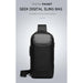 Anti-Thief Cross-Body Backpack Waterproof USB Charging Shoulder Bags