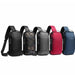 Anti-Thief Cross-Body Backpack Waterproof USB Charging Shoulder Bags