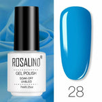 ROSALIND Gel Nail Polish Manicure Semi Permanent UV LED Gel Nail Polish