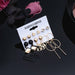 Women's Earrings Set Pearl Crystal Earrings Women Tassel Acrylic Earrings Jewelry