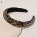 Luxury New Bejeweled Padded Headbands Fashion Rhinestones Hairbands Women Sparkly Novelty Headbands