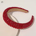 Luxury New Bejeweled Padded Headbands Fashion Rhinestones Hairbands Women Sparkly Novelty Headbands