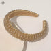 Luxury New Bejeweled Padded Headbands Fashion Rhinestones Hairbands Women Sparkly Novelty Headbands