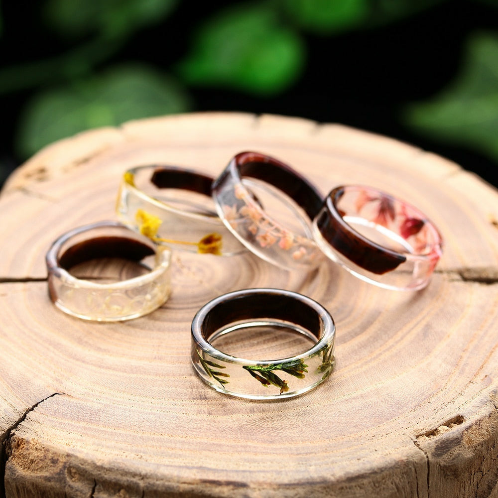 Resin Rings | Wooden Resin Rings | Handmade Resin Rings | Atom Oracle
