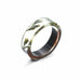 Handmade Wood Resin Rings Flowers Plants Inside Jewelry Landscape Transparent Wooden Resin Ring