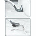 TPR Silicone Toilet Cleaning Brush No Dead Corner Wall-Mounted Creative Toilet Wash Brush