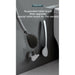 TPR Silicone Toilet Cleaning Brush No Dead Corner Wall-Mounted Creative Toilet Wash Brush