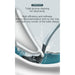 TPR Silicone Toilet Cleaning Brush No Dead Corner Wall-Mounted Creative Toilet Wash Brush