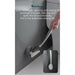 TPR Silicone Toilet Cleaning Brush No Dead Corner Wall-Mounted Creative Toilet Wash Brush