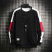 Long Sleeve Sweatshirts Men New Fashion 6 Color Casual O-Neck Patchwork Sweatshirt
